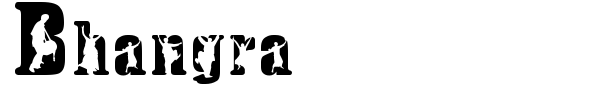 Bhangra font preview